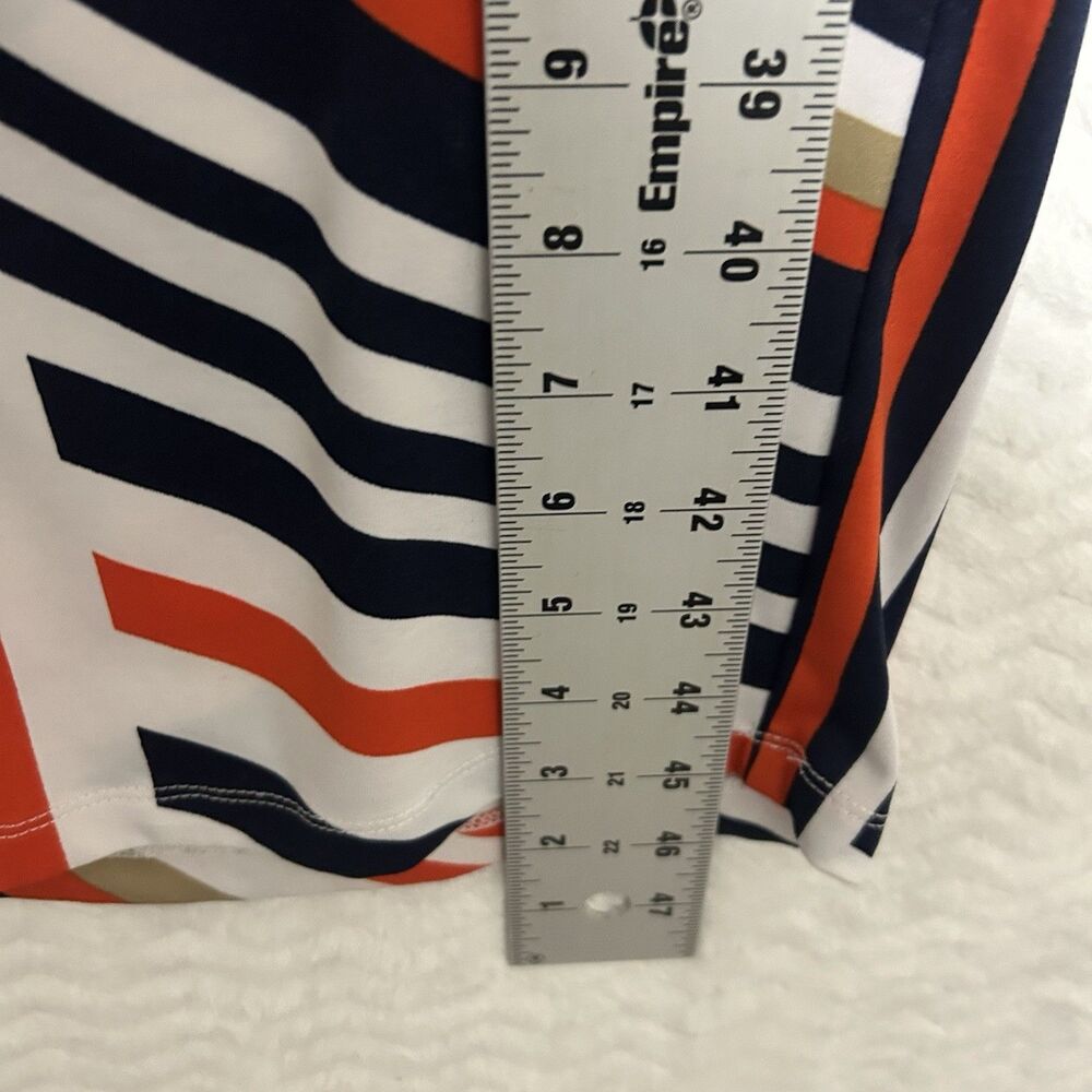 Ashley Stewart Pants 22 Orange Wide Leg Plus Size Coastal Beach Resort Relaxed - Picture 4 of 8